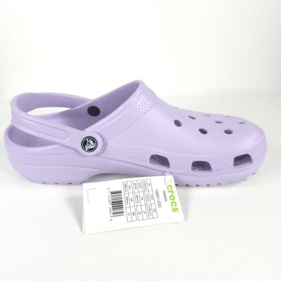 NWT CROCS Classic Clogs Lavender UNISEX 10001-530 Size Men’s 10   Women’s‎ 12 - Picture 8 of 16